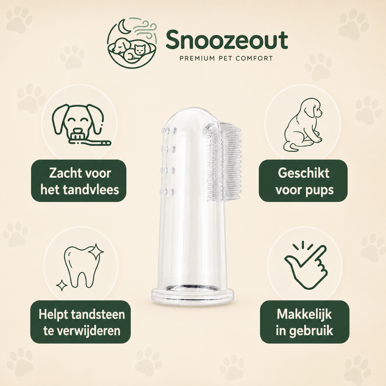 Zachte Tandenborstel voor Honden