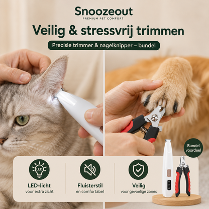 Complete Vachtverzorgingsset voor Hond & Kat