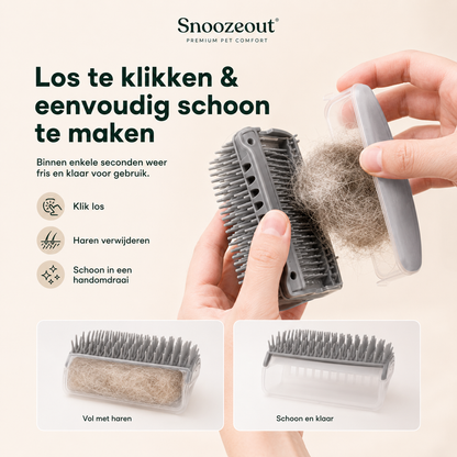 Zelfmassage Hoekborstel voor Katten met Kattenkruid