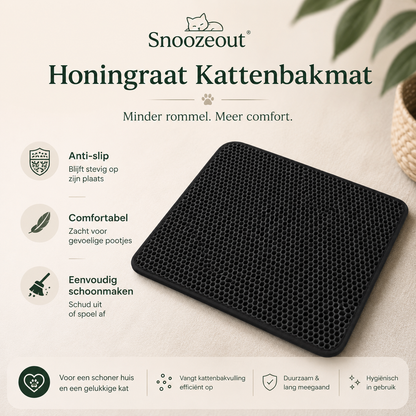 XL Kattenbakmat tegen Rondslingerend Grind