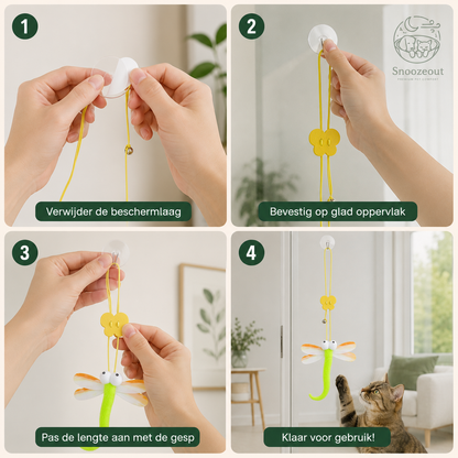 Hangend Kattenspeeltje voor Deur of Raam