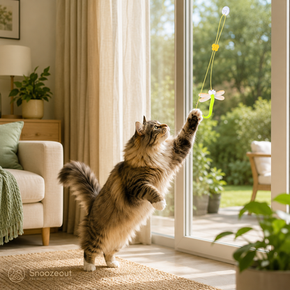 Hangend Kattenspeeltje voor Deur of Raam