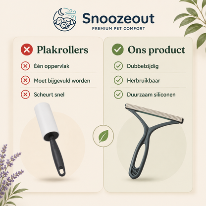 Dubbelzijdige Haarverwijderaar zonder Kleefstrips