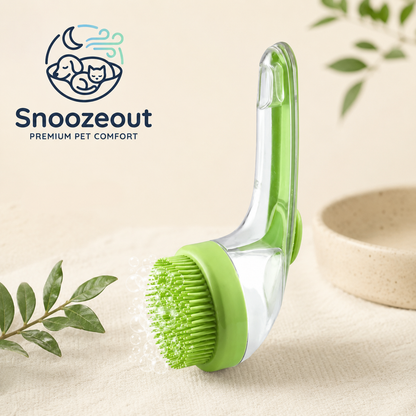 2 in 1 Shampooborstel voor Huisdieren