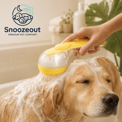 2 in 1 Shampooborstel voor Huisdieren