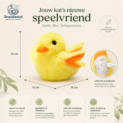 Interactief Vogelspeeltje voor Katten
