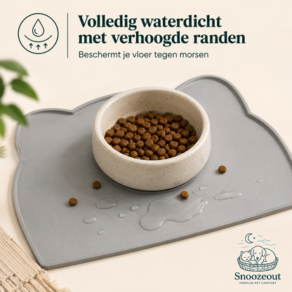 Antislip Placemat voor Voer en Drinkbak
