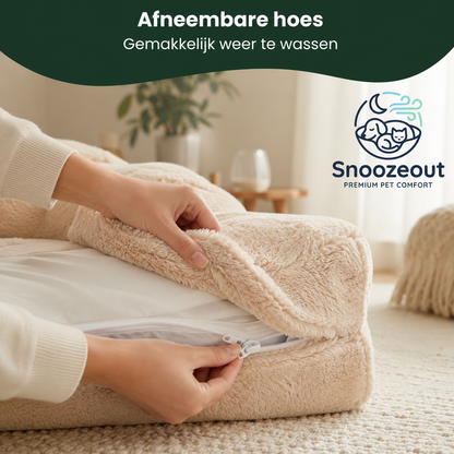 Pluche Kattensofa met Steunrand