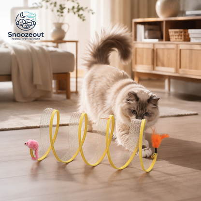 Opvouwbare Speeltunnel voor Katten