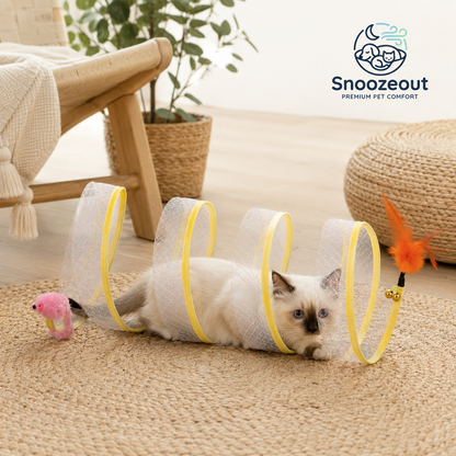 Opvouwbare Speeltunnel voor Katten