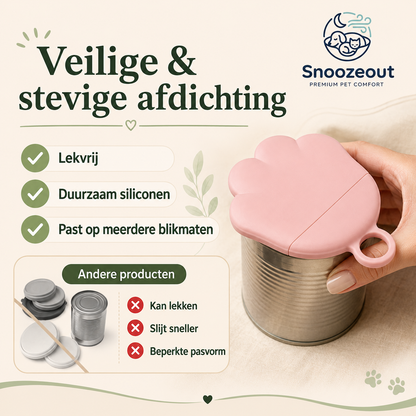 Blikvoer Bewaarset met Deksel en Lepel