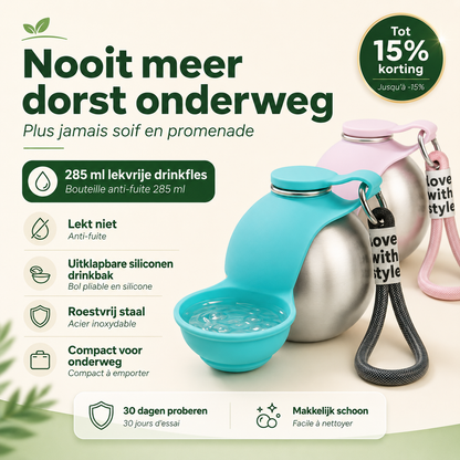 Honden en katten waterfles