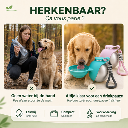 Honden en katten waterfles