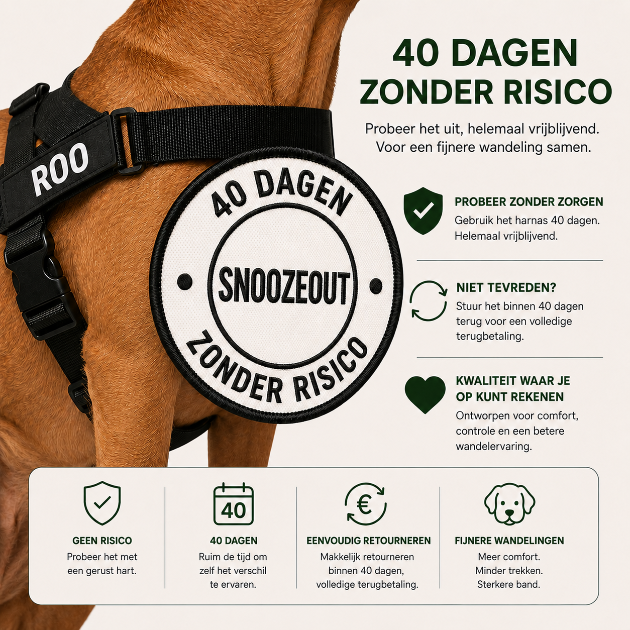 Anti-Trek Tuig voor Honden – Rustiger Wandelen