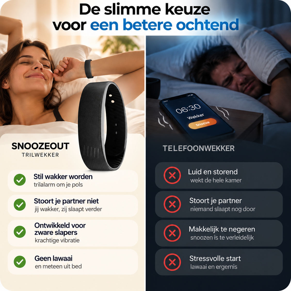 Snoozeout Pulse: Stille Trilwekker