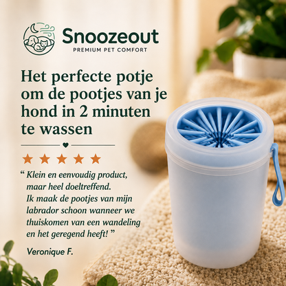 Pootreiniger voor Honden na de Wandeling
