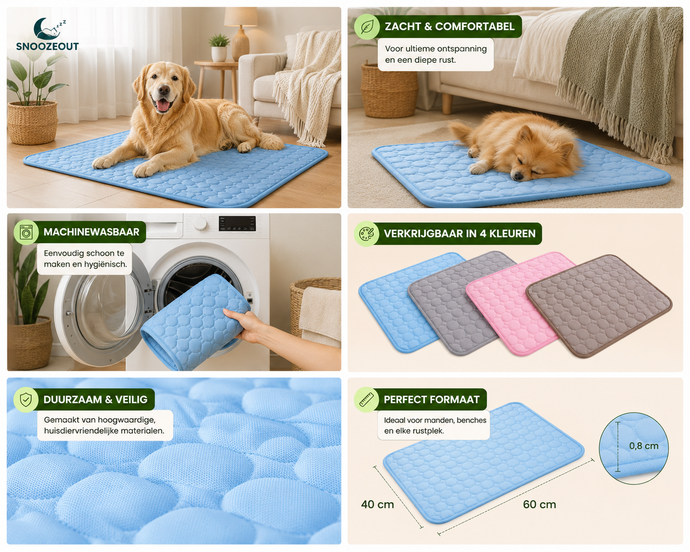 Koelmat voor Hond & Kat: Verkoeling zonder Stroom