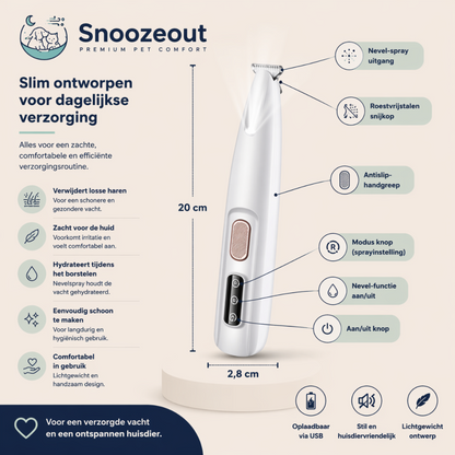 Snoozeout Stille Precisietrimmer met LED-Verlichting