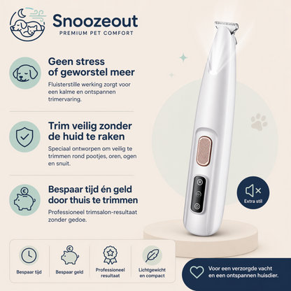 Snoozeout Stille Precisietrimmer met LED-Verlichting