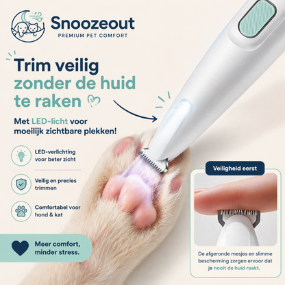 Snoozeout Stille Precisietrimmer met LED-Verlichting
