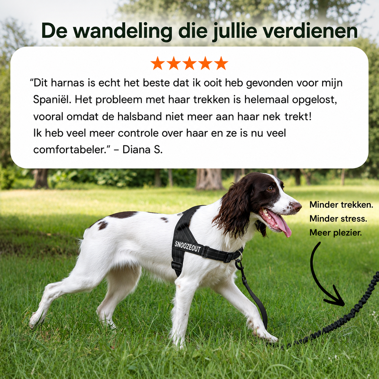 Anti-Trek Tuig voor Honden – Rustiger Wandelen