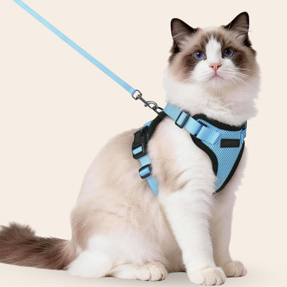Snoozeout Verstelbaar Kattenharnas met Looplijn