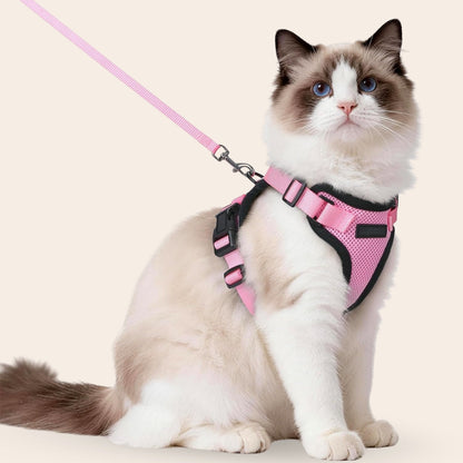 Snoozeout Verstelbaar Kattenharnas met Looplijn