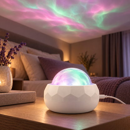 Snoozeout Aura: Noorderlichtprojector — gebruikssituatie
