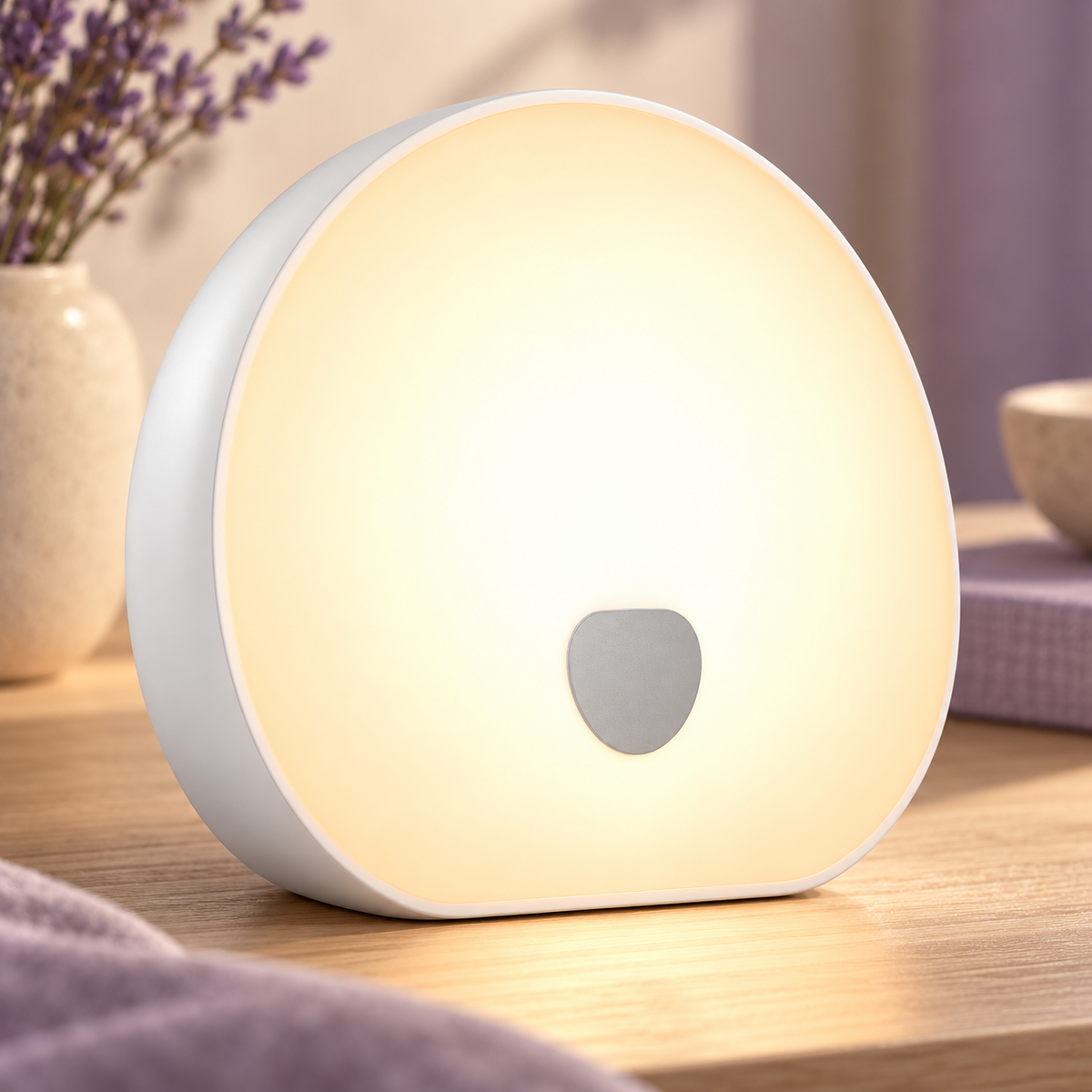 Snoozeout Glow: Geluidsmachine & Nachtlamp — detailfoto