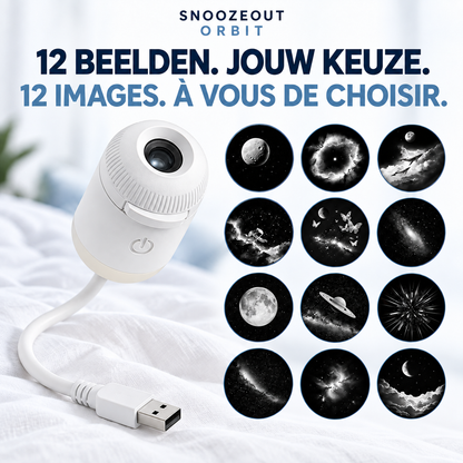 Orbit met twaalf verwisselbare projectiebeelden / Orbit avec douze images de projection interchangeables